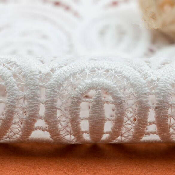 2pcs Embroidered Owl Pattern Lace Collar Applique Clothing Sewing Accessories