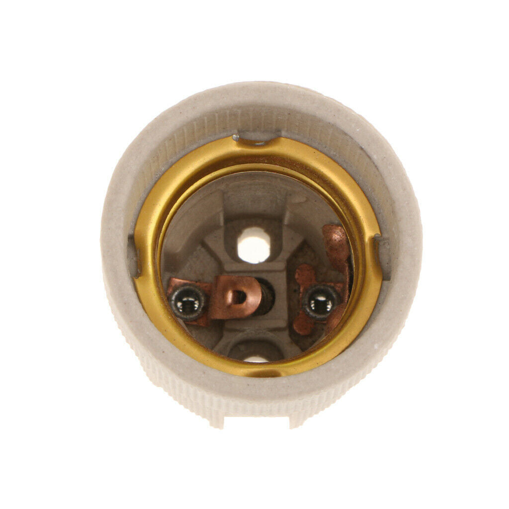 Heat Resistant Lamp Holder Base Keyless Adapter for Light Bulb Down Light