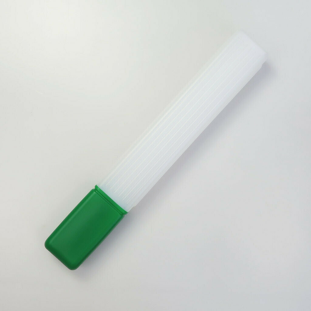 Green Plastic Bottles Knitting Needle Crochet Hook Tube Holder Storage Case