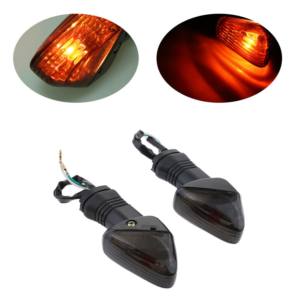 Turn Signal Light Front/Rear Lamp Indicator for Kawasaki ZX6R ZX6RR Smoke