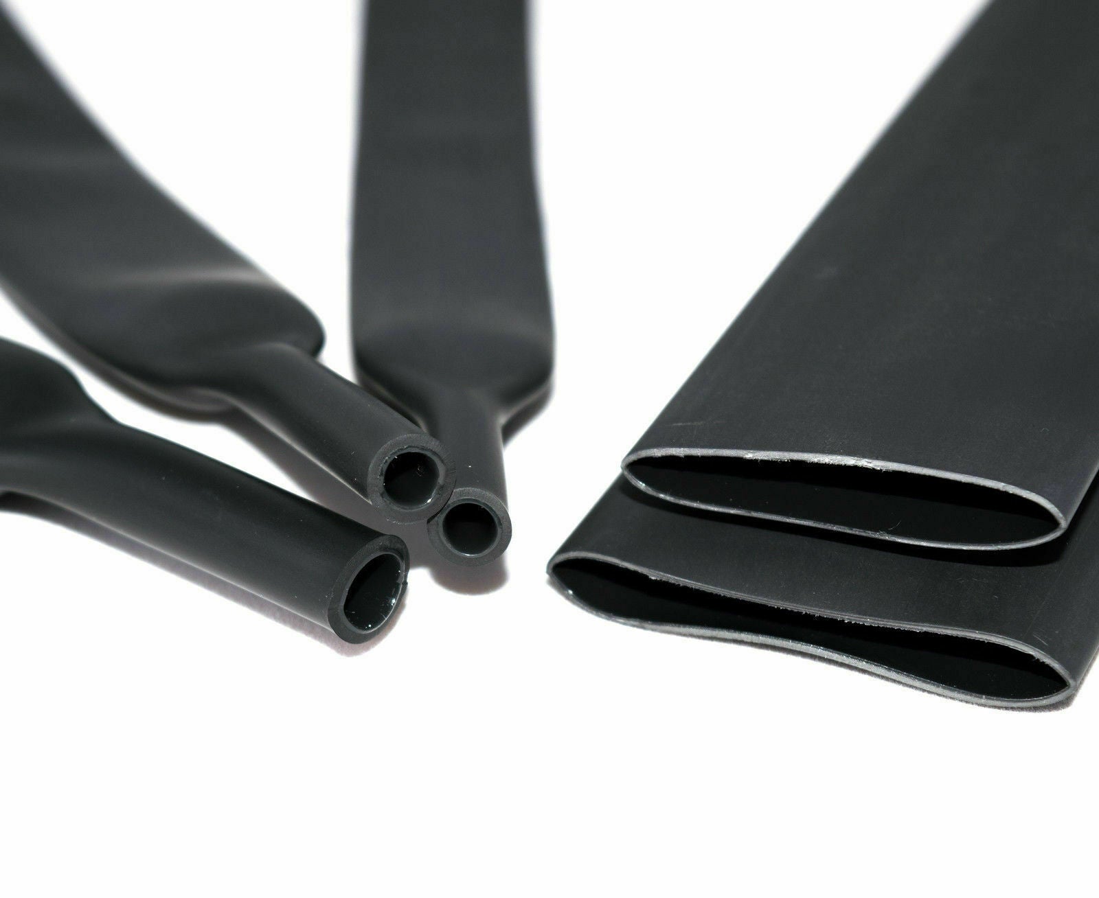 Black Heat Shrink Tubing 15mm Diameter x 5m  2:1 Ratio Sleeve Wire Wrap (15mm)