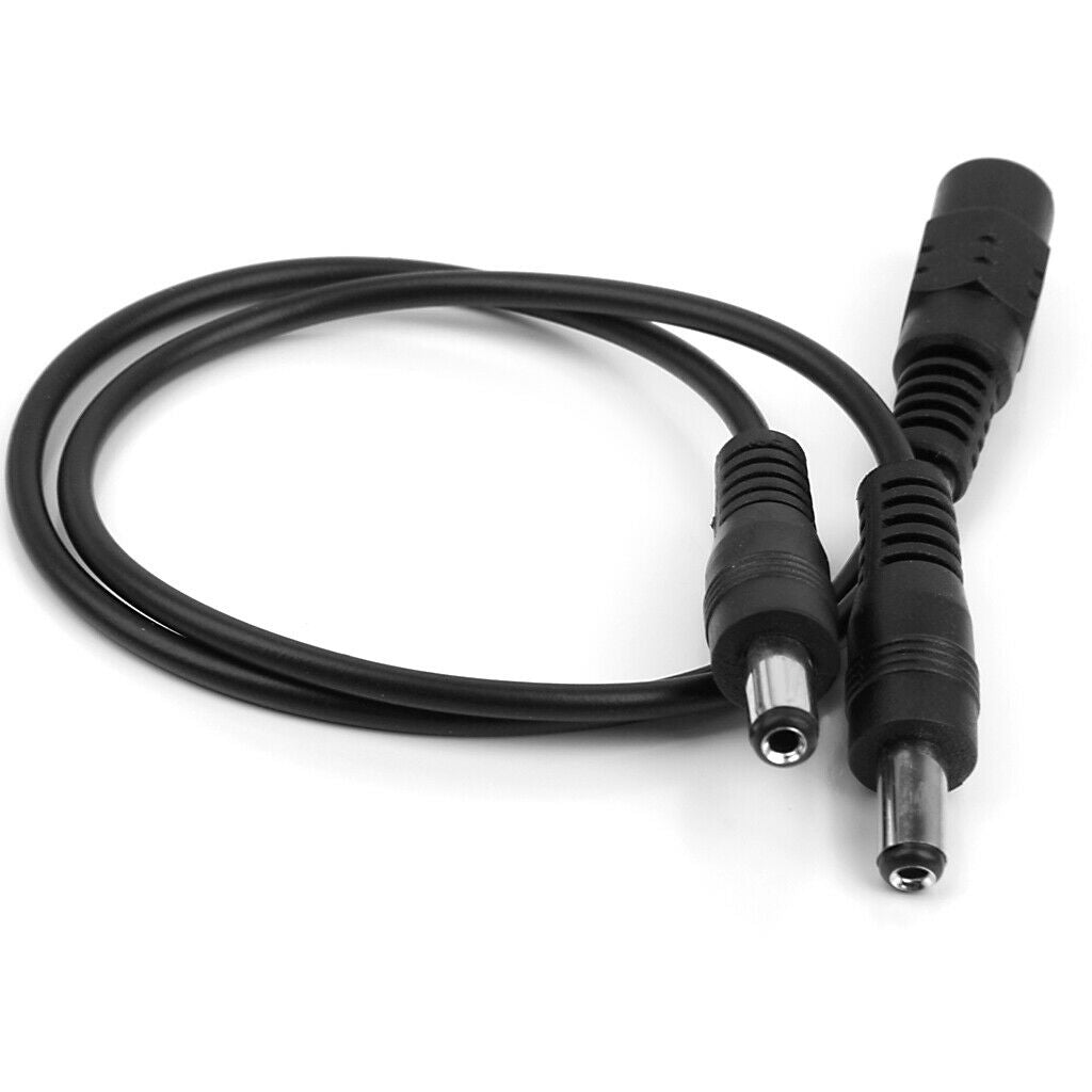 10Pcs DC Power Splitter Cable 5.5x2.1mm Female 1 to 2 Male Plug Adapter for CCTV