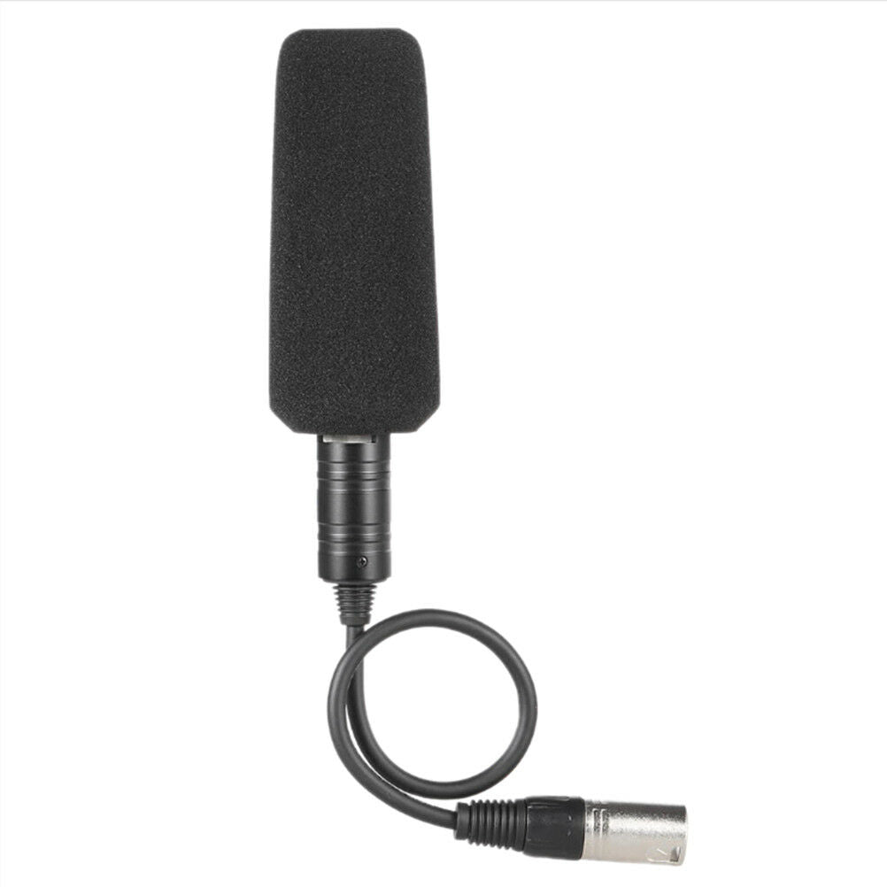Shotgun DV Interview Mic Microphone Video Camera Camcorder XLR Cable ConferPFWF