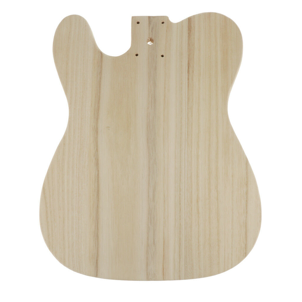 Electric Guitar Unfinished Body, Basswood Wood DIY Musical Instrument Accessory