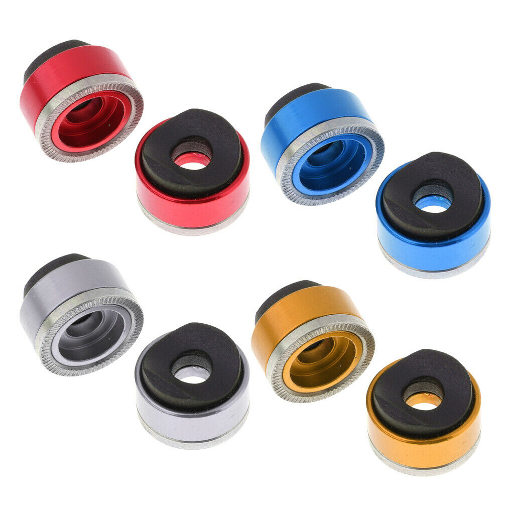 2 Pieces Bike Quick Release Clip Bolt Lever Slider Wheel Hub Skewers Parts Red