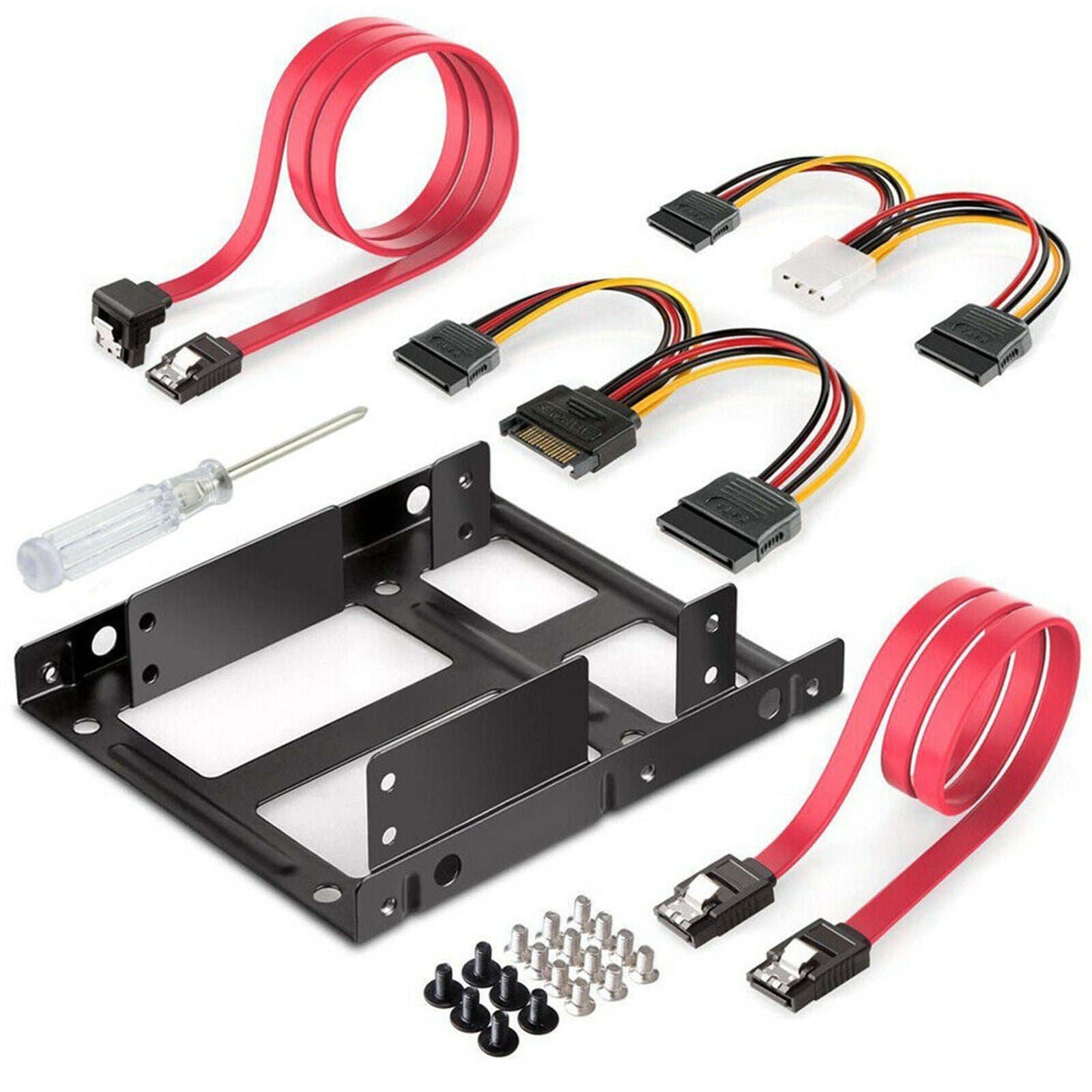 2.5" to 3.5" SSD to HDD Mounting Kit Adapter Bracket Hard Disk Drive Holder Dock