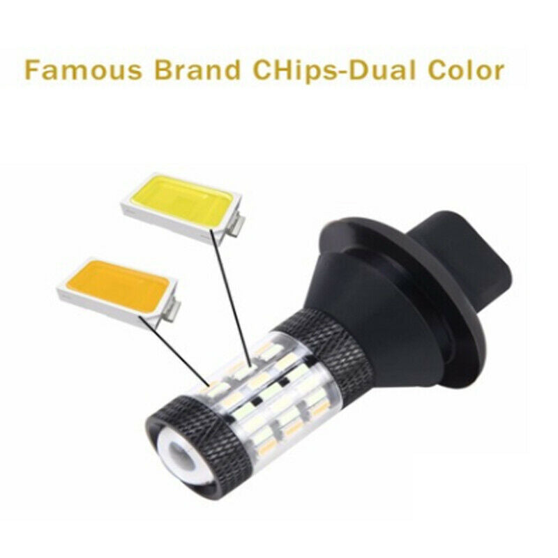 Dual-Color LED For Turn Signal Light /DRL For Ford F150 F250 F350 Switchback Kit