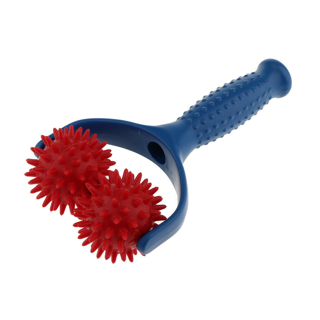 2x Travel Plastic Spiky Massage Ball Shoulder Muscle Massager Tools for Pain