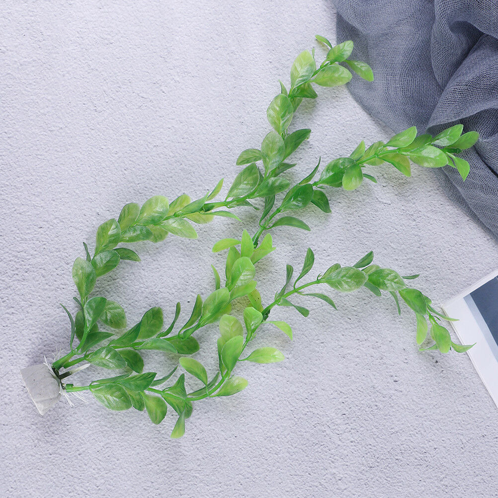 Green aquarium plants water grass ornament plant fish tank plastic decorat.l8
