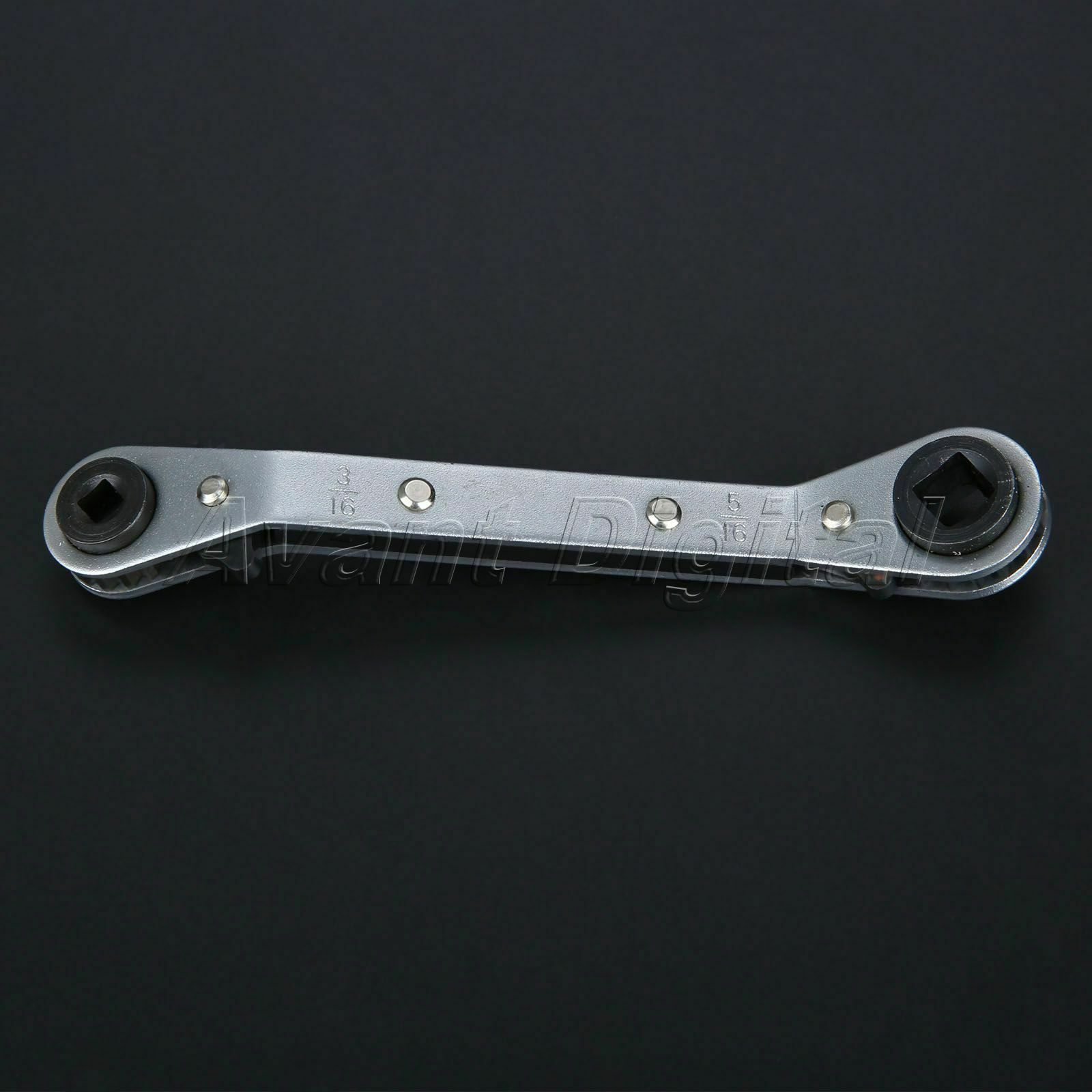 Ratchet Wrench 1/4" 3/8" & 3/16" 5/16" Port Valve HVAC Refrigeration Tool-81212