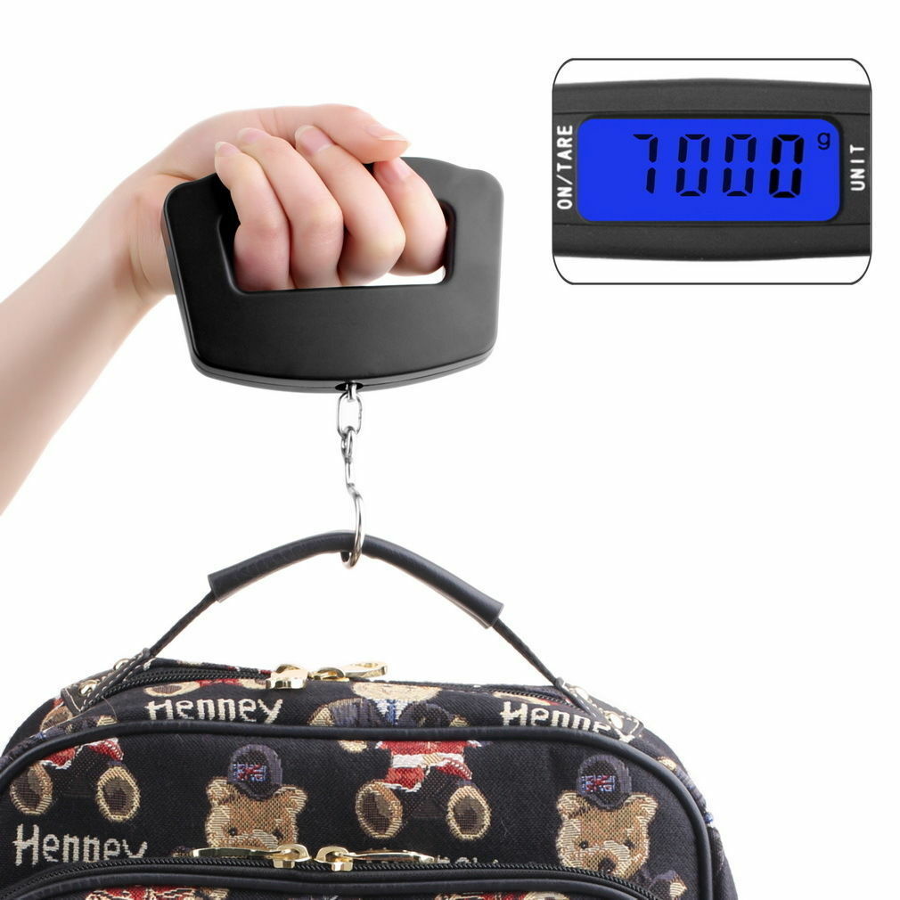 50kg Digital Luggage Scale Suitcase Weighing Portable Travel Bag Weigher 2020