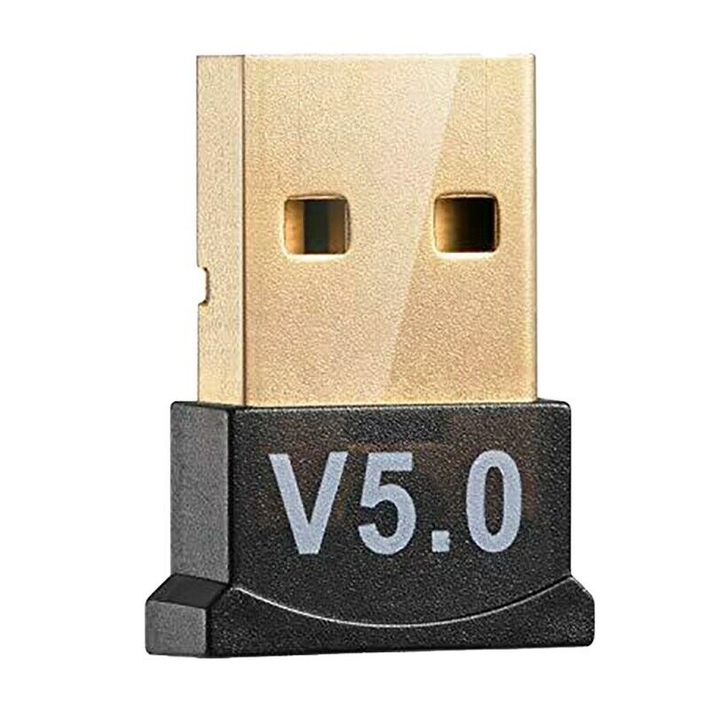 4X(USB Bluetooth 5.0 Adapter Wireless Dongle Stereo Receiver Audio Sender fO4S3)