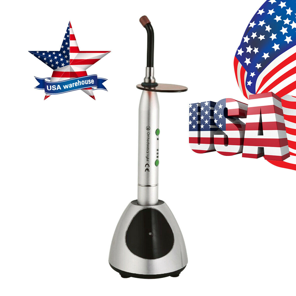 Dental Wireless Curing Light LED Lamp 2700mw/c㎡ Noiseless Woodpecker Style 110V