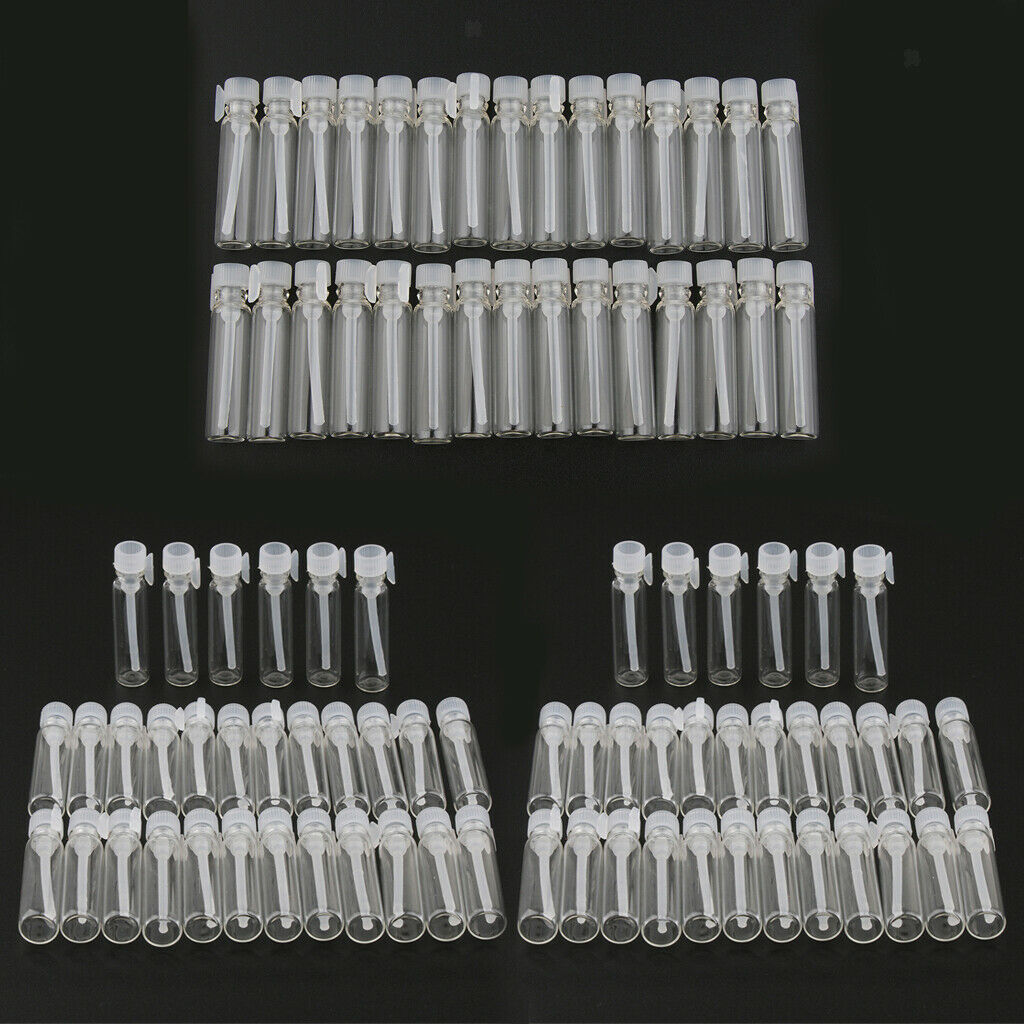 90X Mini Empty Perfume Trial Bottle Sample Vial Essential Oil Jar Cannings