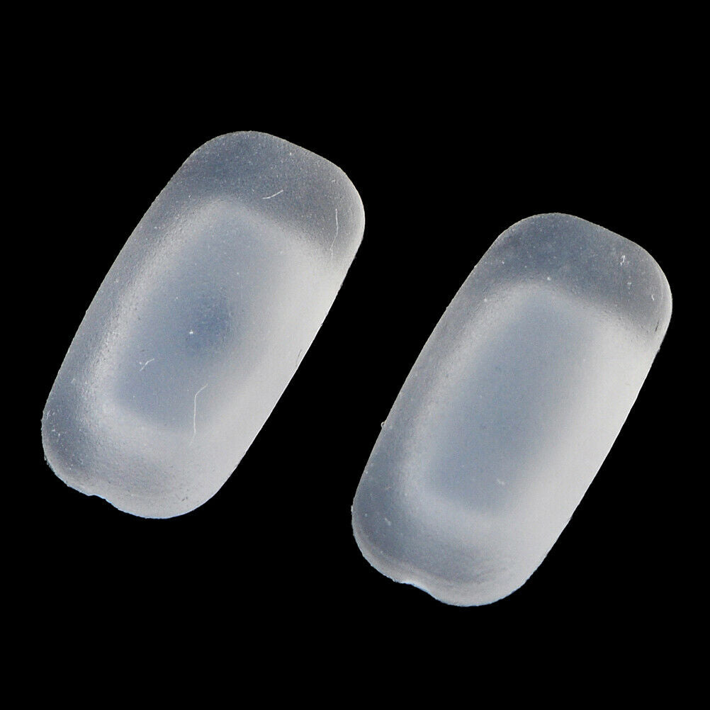 5 Pairs silicone eyeglass sunglasses glasses nose pads soft rectangle visionDEAU