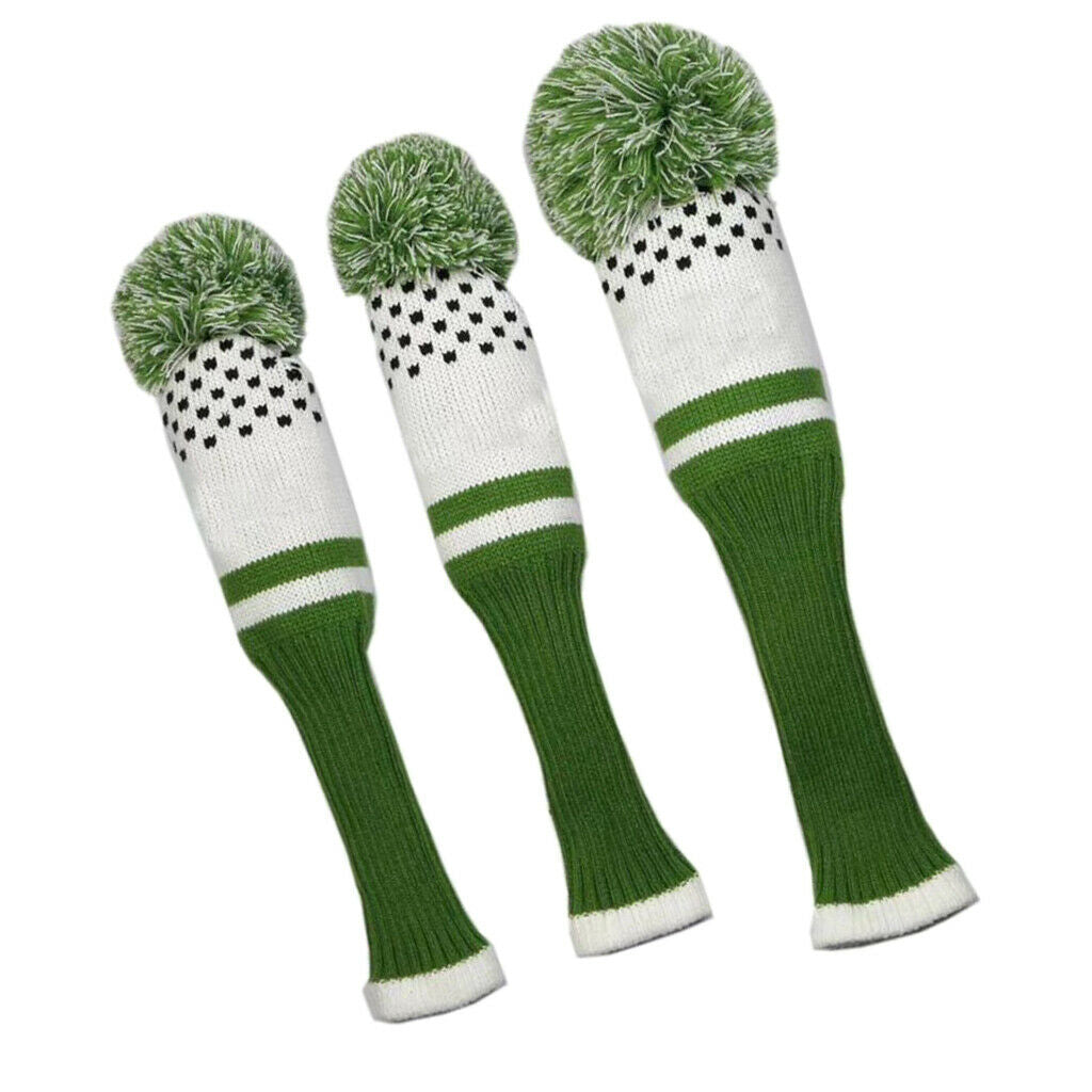 Golf Putters Protective Socks Durable Premium Knitted Head Covers & Zinc Alloy