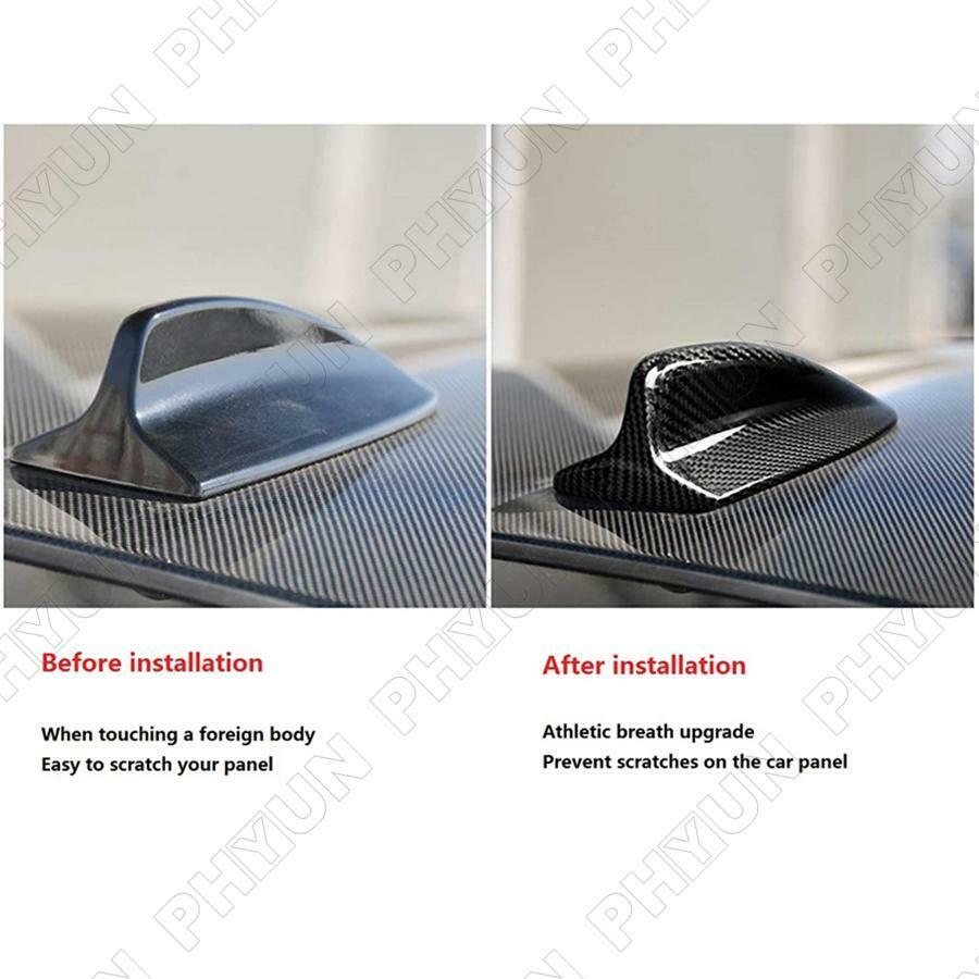 Carbon Fiber Add-on Antenna Cover For BMW E90 E92 M3 E82 1 & 3 Series 2007-2013