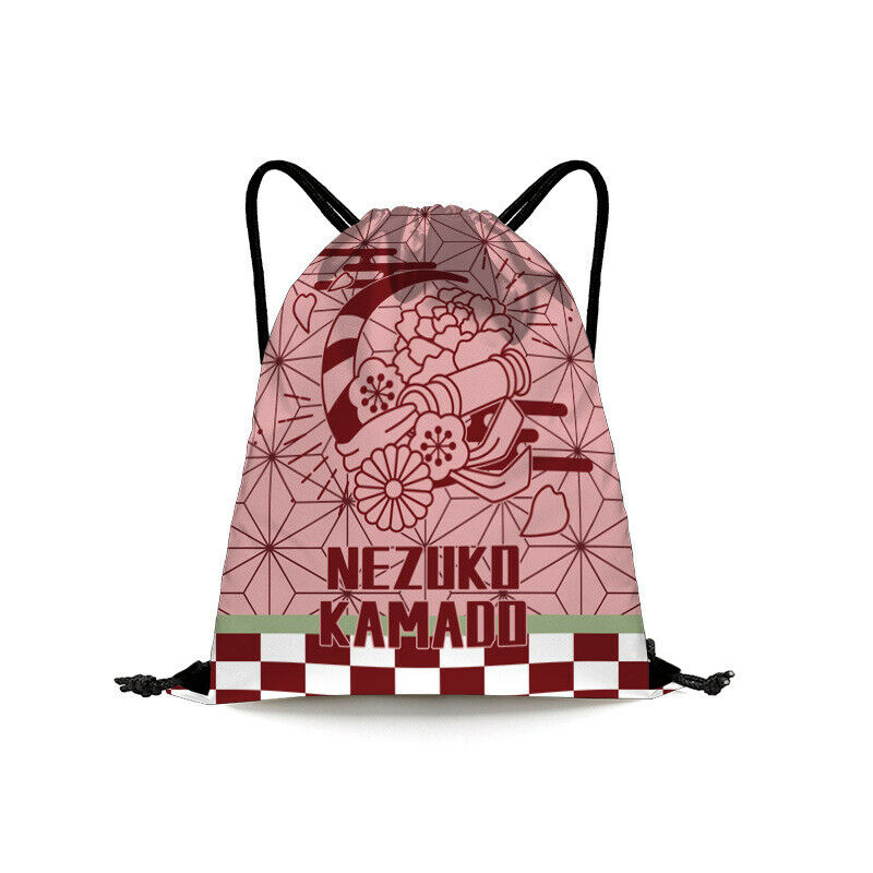 Demon Slayer Kimetsu no Yaiba Drawstring Bag Shoulders bag Handbag Birthday Gift