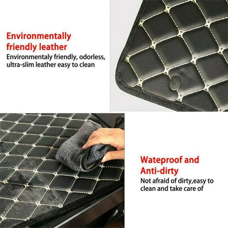 Universal Soft Auto Car Leather Armrest Pad Center Console Box Cover Cushion