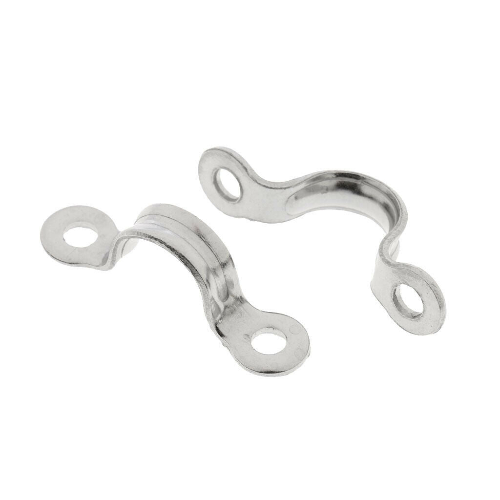 5x stainless steel U-clamp U-clamp mini double bracket bracket 13 x 15mm