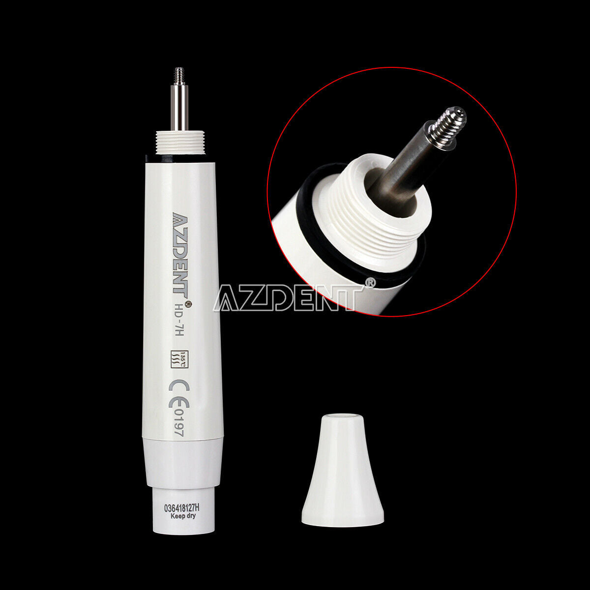 1 X AZDENT Dental Ultrasonic Piezo Scaler Handpiece fit SATELEC & DTE Scaler