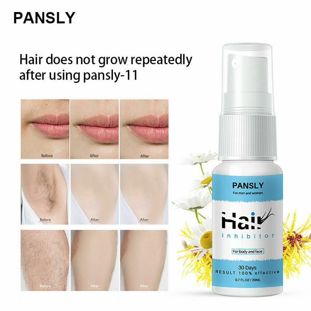 Spray Away - Hair Growth Inhibitor Removal Spray Painless Remove Hair Body Care.