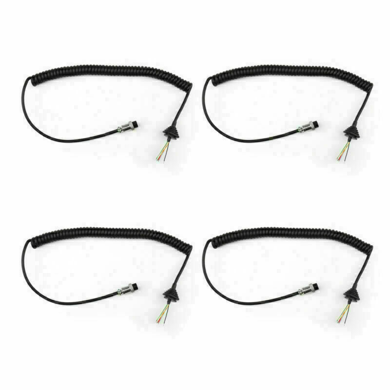 4¡ÁEMS-53/57 Mic Cable Line For ALICON DR620 635 435 135 Handheld Microphone CA
