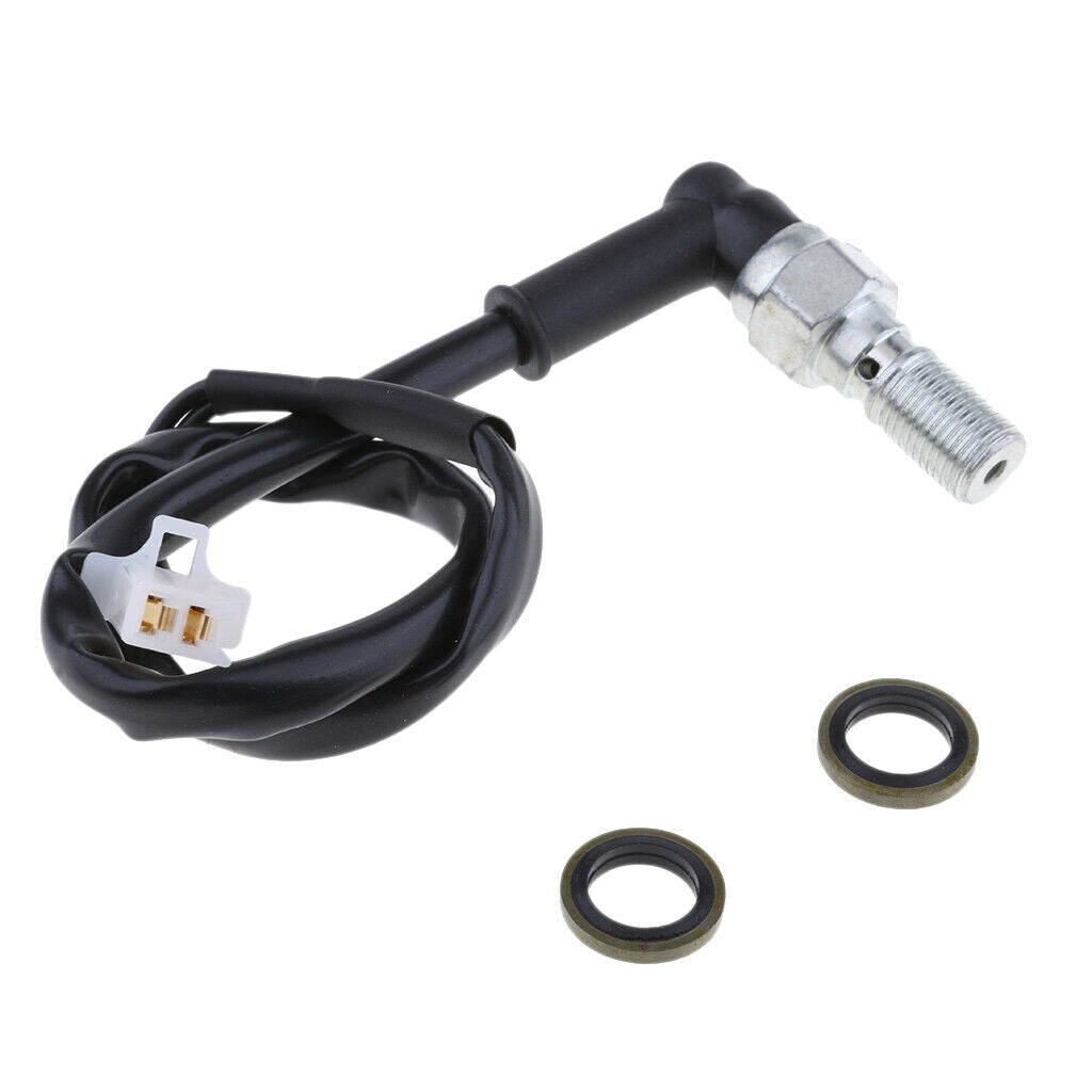 Hydraulic Brake Pressure Light Switch Banjo  M10 1/1.25 Pitch