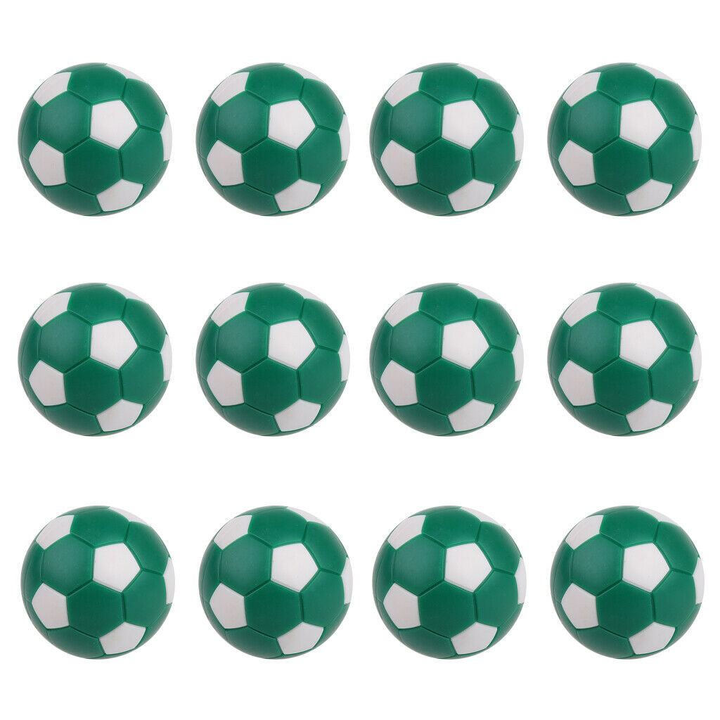 Foosball Machine Plastic Accessories Table Football Balls 36mm, Green