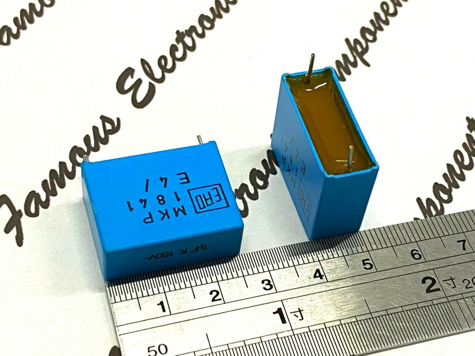 2pcs-Roederstein(ERO) MKP1841 1uF (1µF) 160V 10% pitch:22.5mm Capacitor