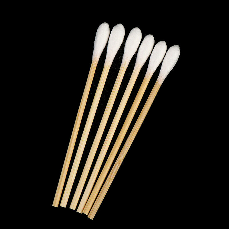 100pcs Disposable Double-ended Cotton Swabs Cosmetic Tools Individua EADFAU