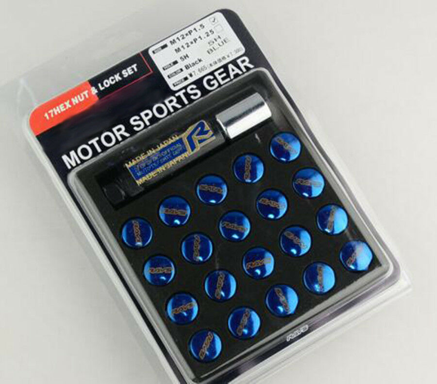 20Pcs Alloy Steel Racing Auto Car SUV Modified  M12 x P1.5 GM  Wheel Nuts Screws