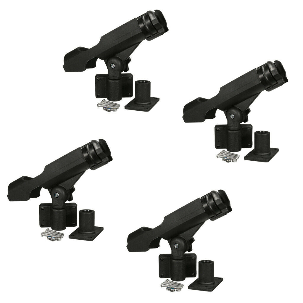 4 piece set adjustable plastic rod holder rod stand