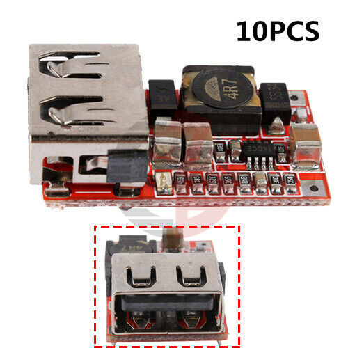 10PCS 6V-24V 12V/24V to 5V 3A CAR USB Charger DC Buck Step-Down Converter Module