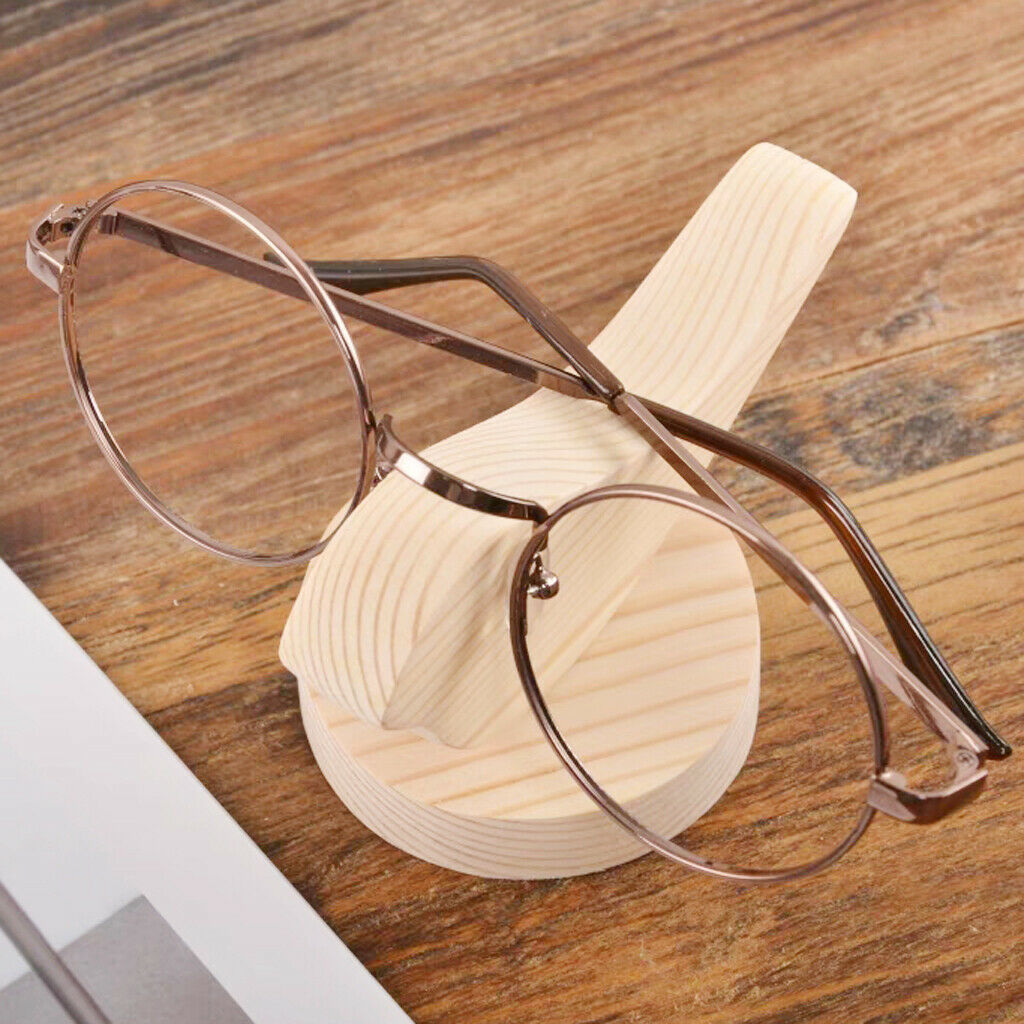 Bird Shaped Wood Sunglasses Eyeglass Rack Display Stand Holder Organizer