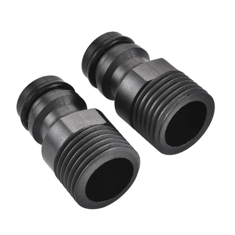 new 2pc 4point External thread Close Pipe Nipple Threaded Fitting Pipe Connector