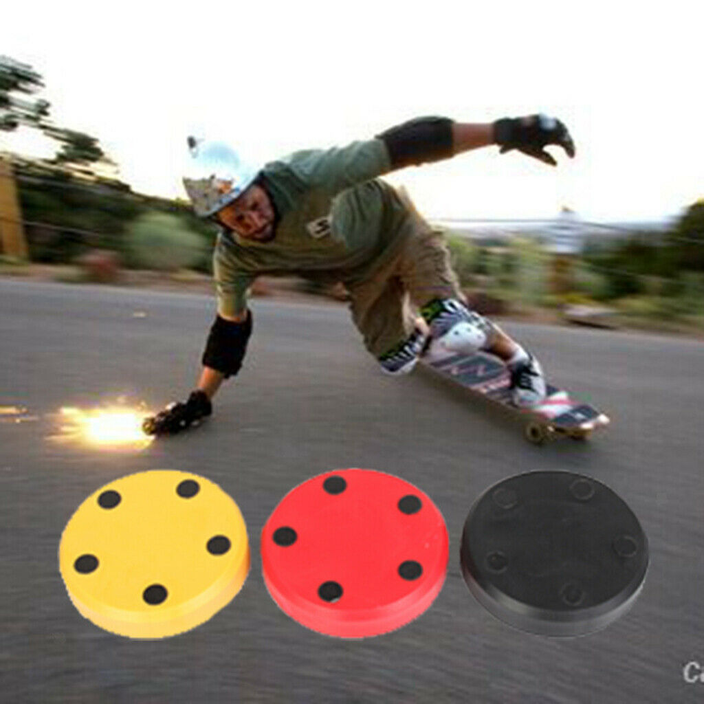 4 Pieces -on Gloves Palm Protection Skateboard Longboard Turning Downhill