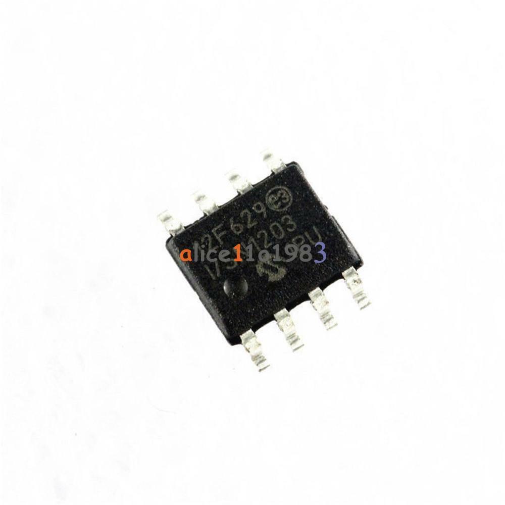 10PCS PIC12F629 PIC12F629-I/SN  MICROCHIP 8SOIC MCU CMOS 8BIT 1K FLASH