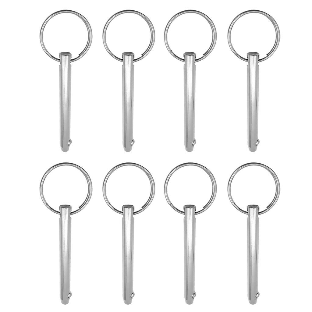 8 X Quick Release Bimini Top Assembly Jaw Slide Cover Hinge Pin Length: Approx.