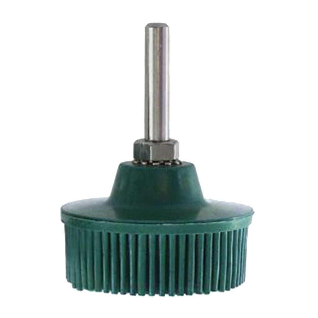 2pcs 1/4 '' Shank Drill  Brush Disc Grinding Wheel Brush Dust Rust Removal