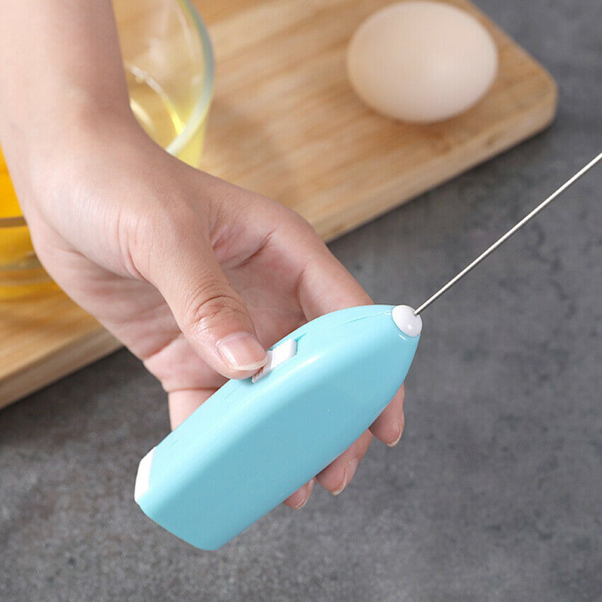Mini Electric Coffee Blender Handheld Eggbeater Stainless Steel Milk Milker