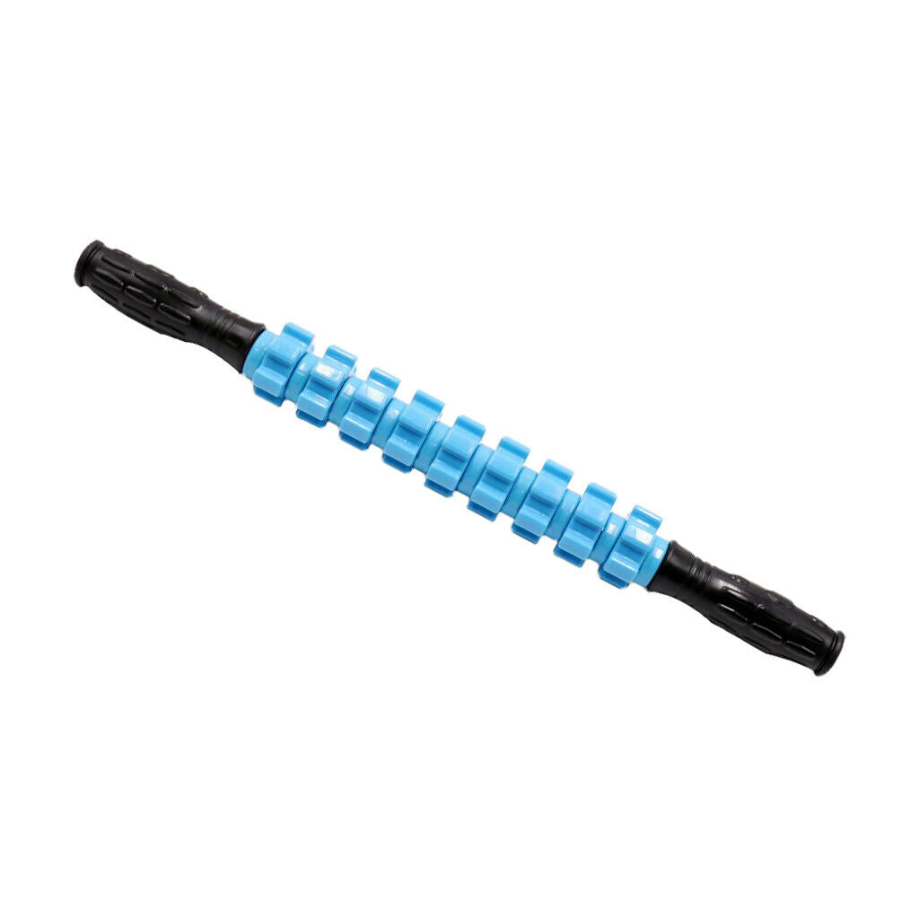 Handheld Massage Roller Stick Full Body Deep Tissue Massage Tool Blue