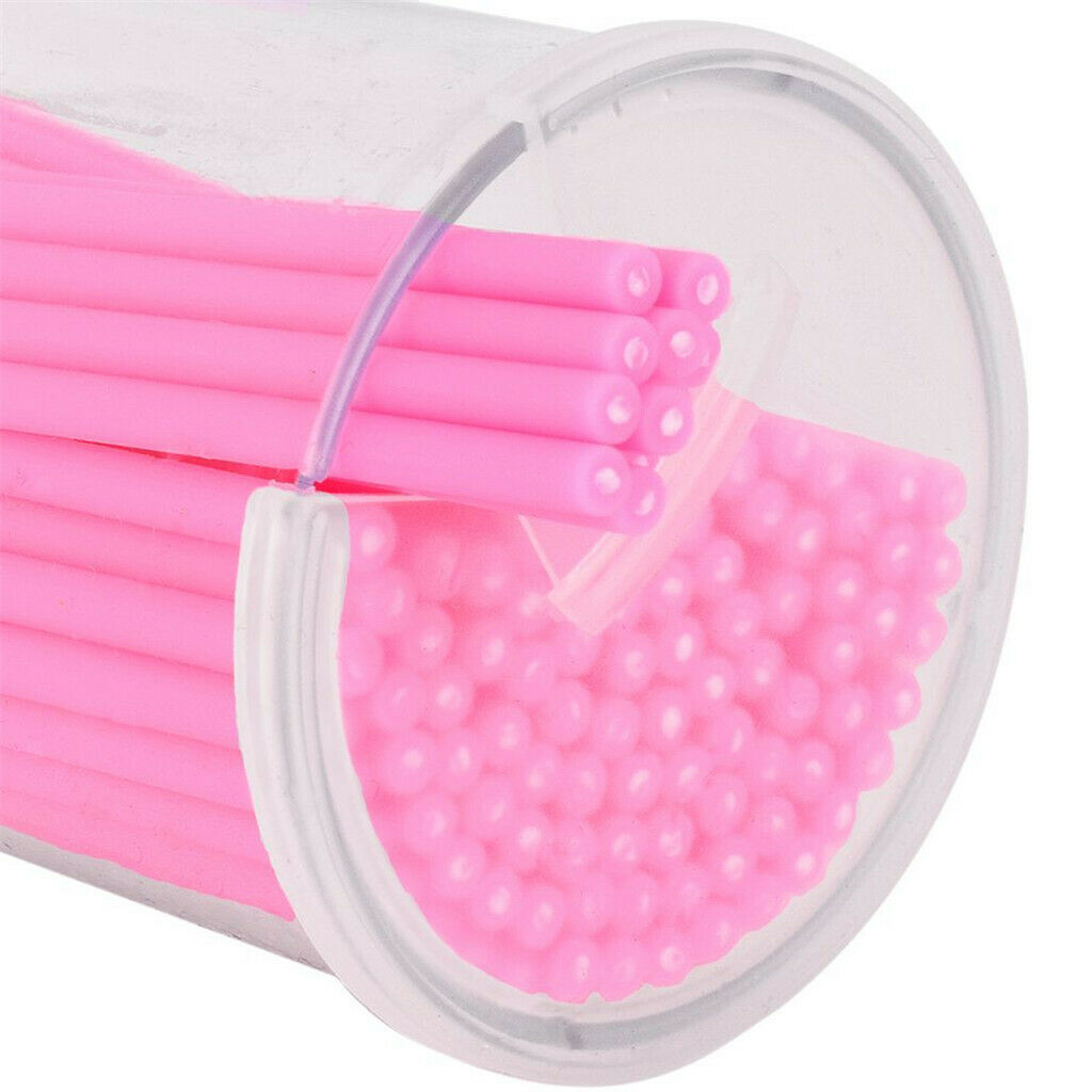 Lots 200 Eyebrow Eyelash Extension Grafting Micro Brushes Applicators Tools
