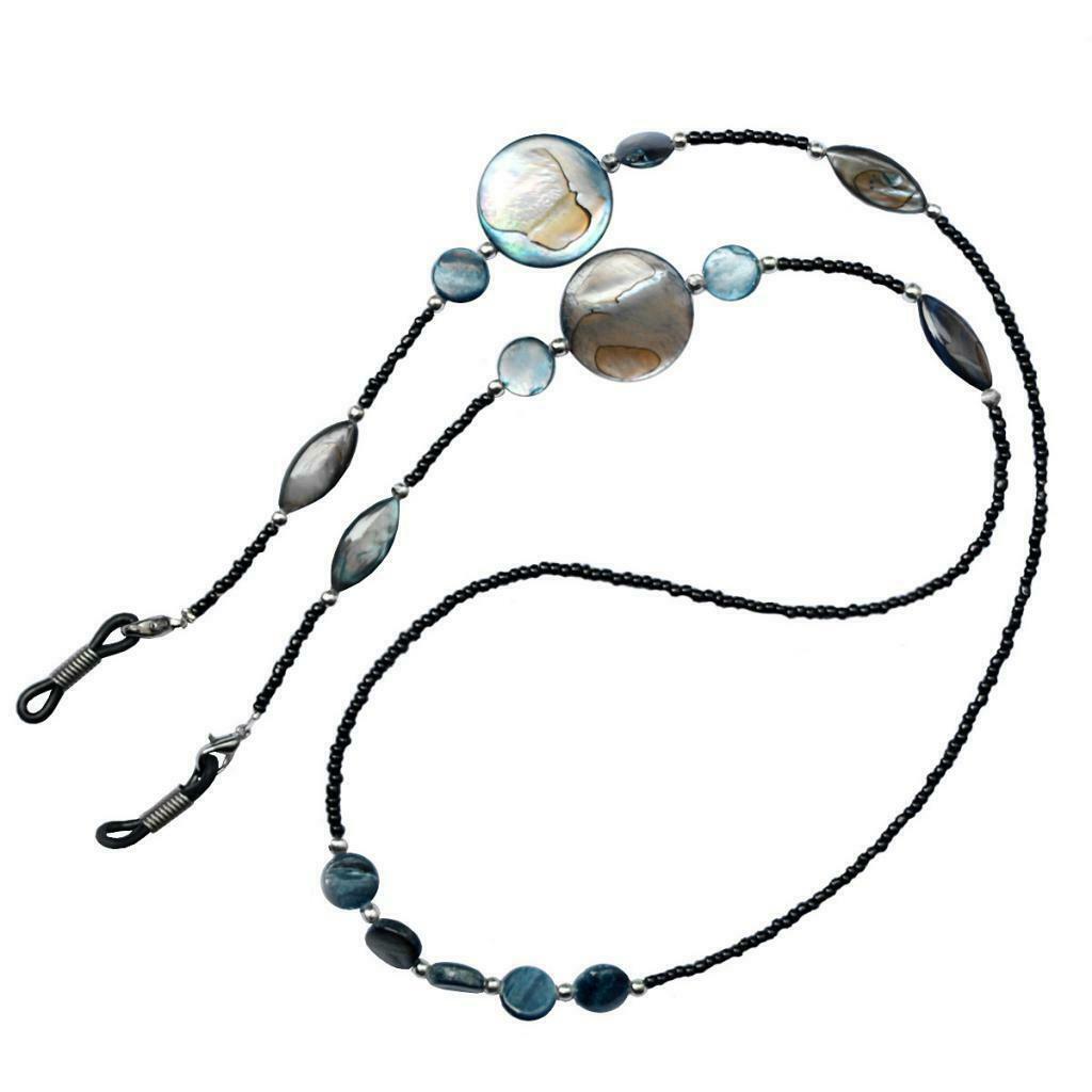 Fashion Shell Glass Beaded Eyeglass Chain Sunglasses Strap Eyewear Retainer