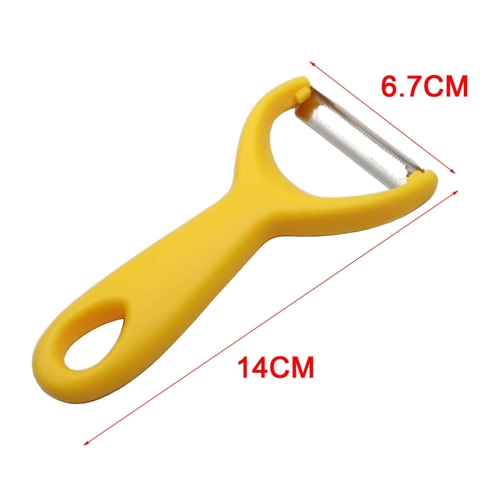 Potato Vegetable Peeler Plastic Easy to Peel Effortless Non-slip Green