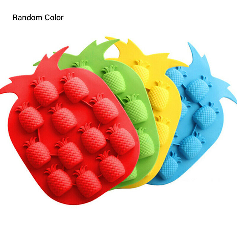 Pineapple Ice Cube Tray Silicone Ice Molds Ice Maker Wine Drink Decor Cub.l8