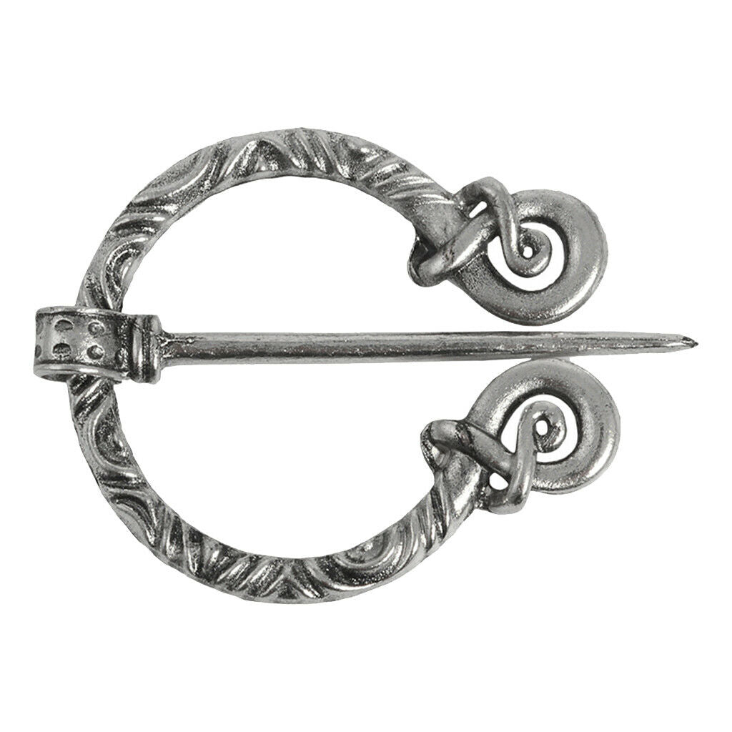 2 lot Viking Brooch Retro Shawl Coat Scarf Collar Jewellery Pin Buckle