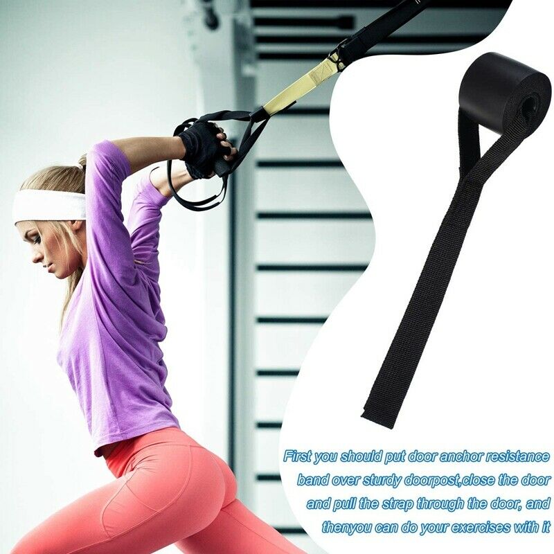 8 Pieces Resistance Bands Door Anchor Gym Fitness Door Attachment for Home GK7Z2