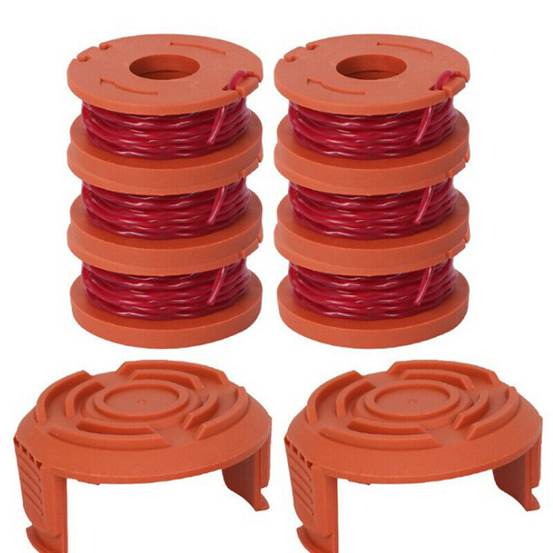 Worx Trimmer Spool Line(6) WA0004 Spool Cap Cover WA6531(2) Trimmer 8 PackBDDD