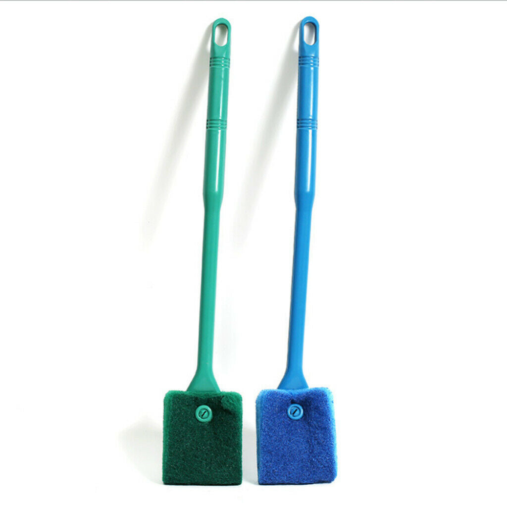 Aquariums Cleaner Glass Cleaner Spatula Algae Scrapper Cleaning Tool 40cm -Green